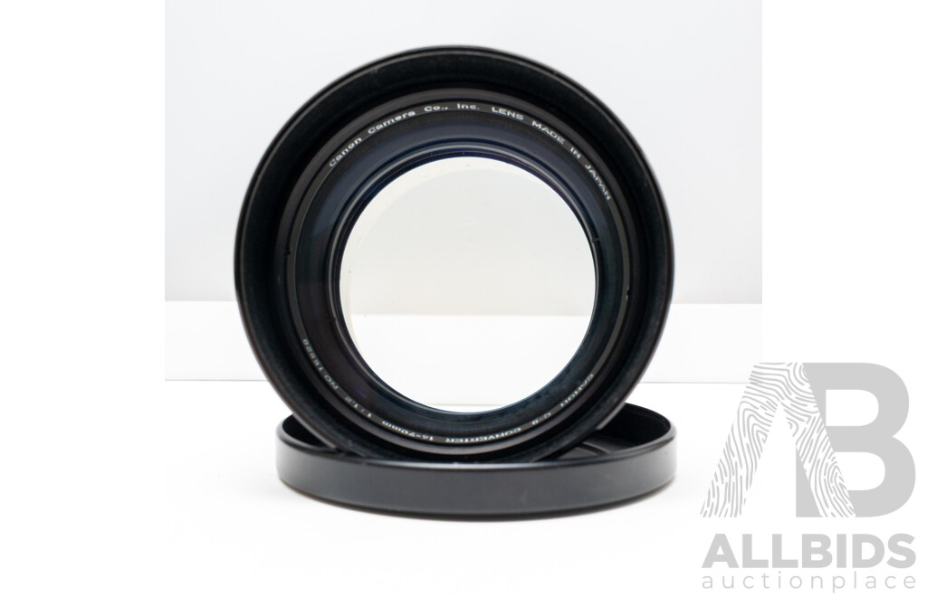 Canon 814XL Electronic Super-8 Movie Camera with Canon C-8 Wide Converter and Accessories