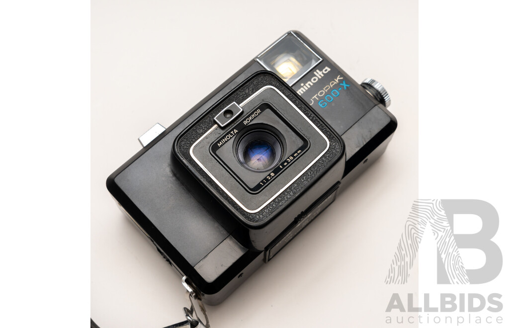 Pair of Vintage Minolta Autopak 126 Film Cameras