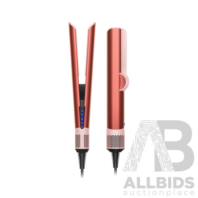 Dyson Airstrait(560181) Straightener and Dryer (Strawberry Bronze/Blush Pink)- ORP $749 (Includes 1 Year Warranty From Dyson)