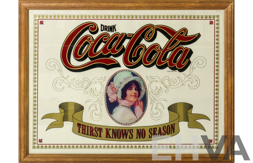Early Coca-Cold Advert on Glass
