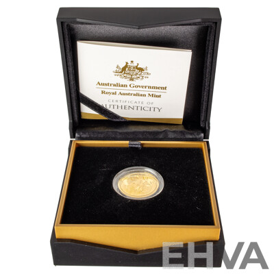 Australian RAM 2020 Gold Proof Twenty Five Dollar Coin, Kangaroos at Dawn - The Essence of Australia .999