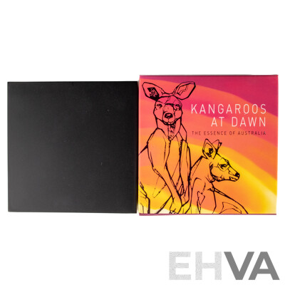 Australian RAM 2020 Gold Proof Twenty Five Dollar Coin, Kangaroos at Dawn - The Essence of Australia .999