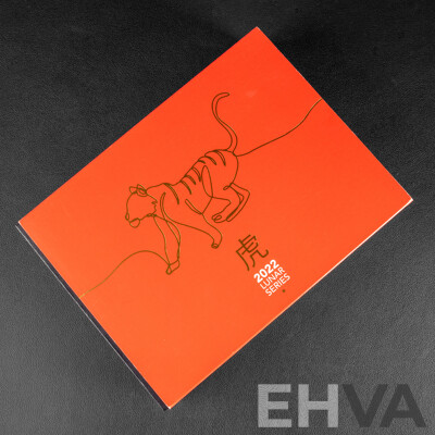 Australian RAM 2022 Gold Proof Domed One Hundred Dollar Coin, Lunar Series - Year of the Tiger  .999