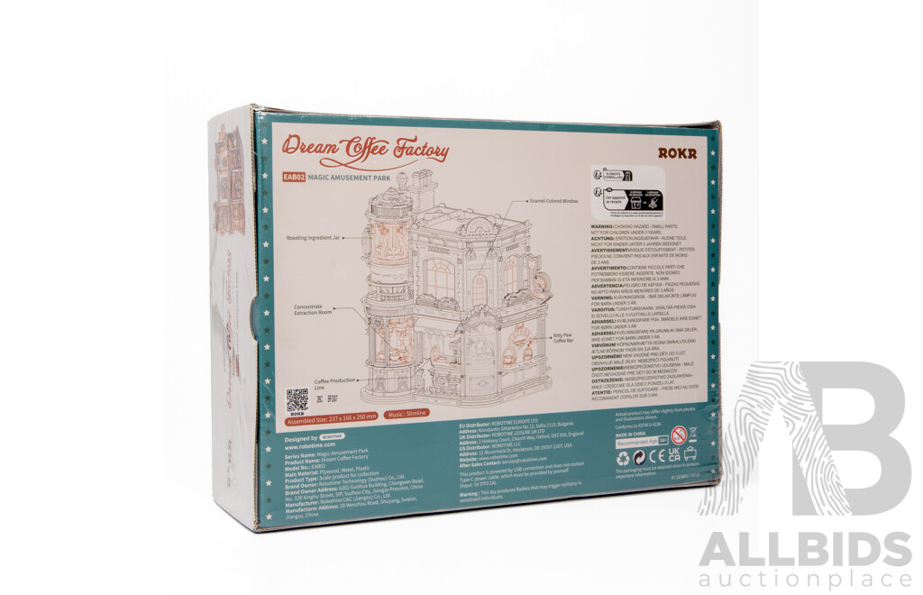 ROKR Mechanical Models Dream Coffee Factory EAB02 Space Exploration