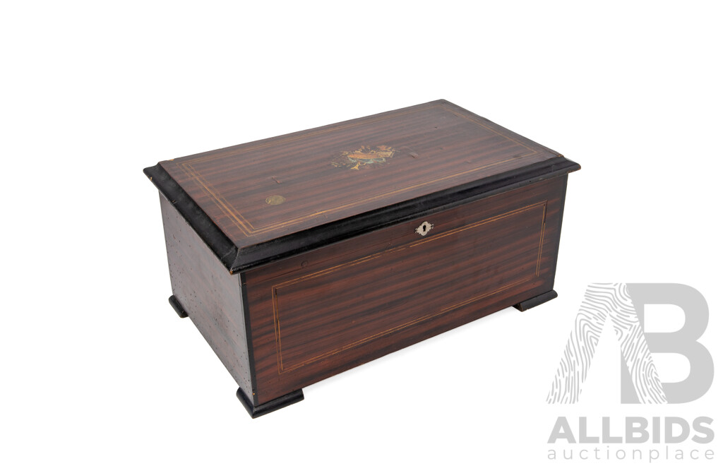 Late 19th Century Swiss Cylinder Music Box