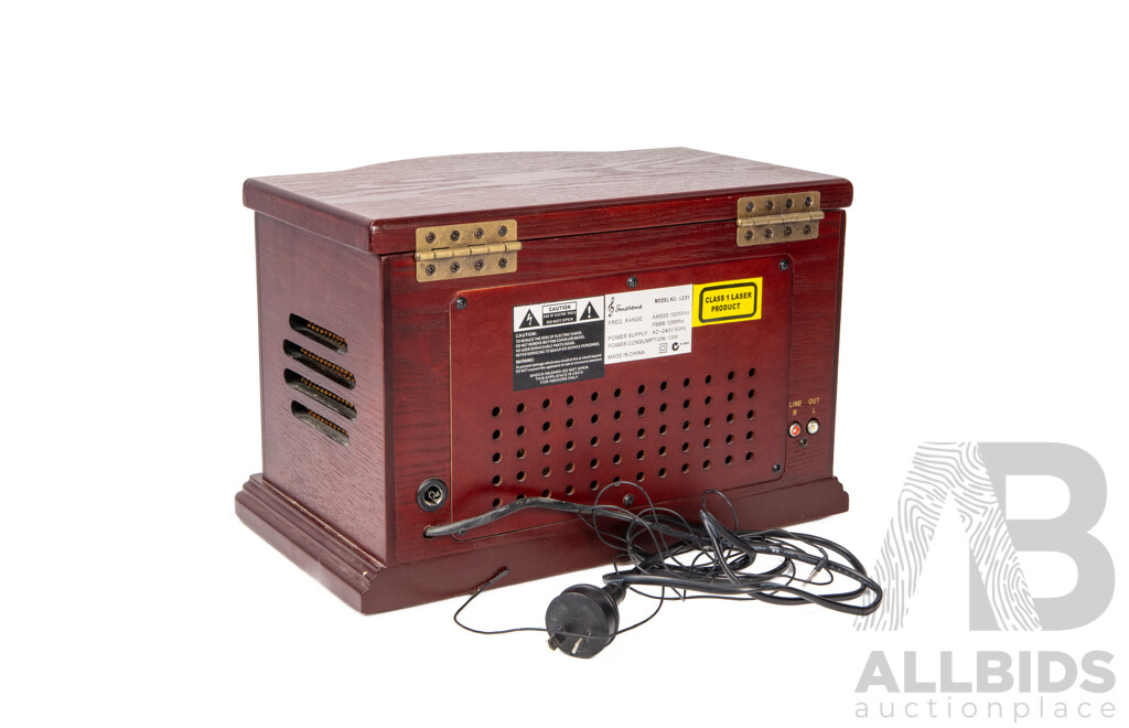 Smetana Vintage Wireless Style Radio and CD Player