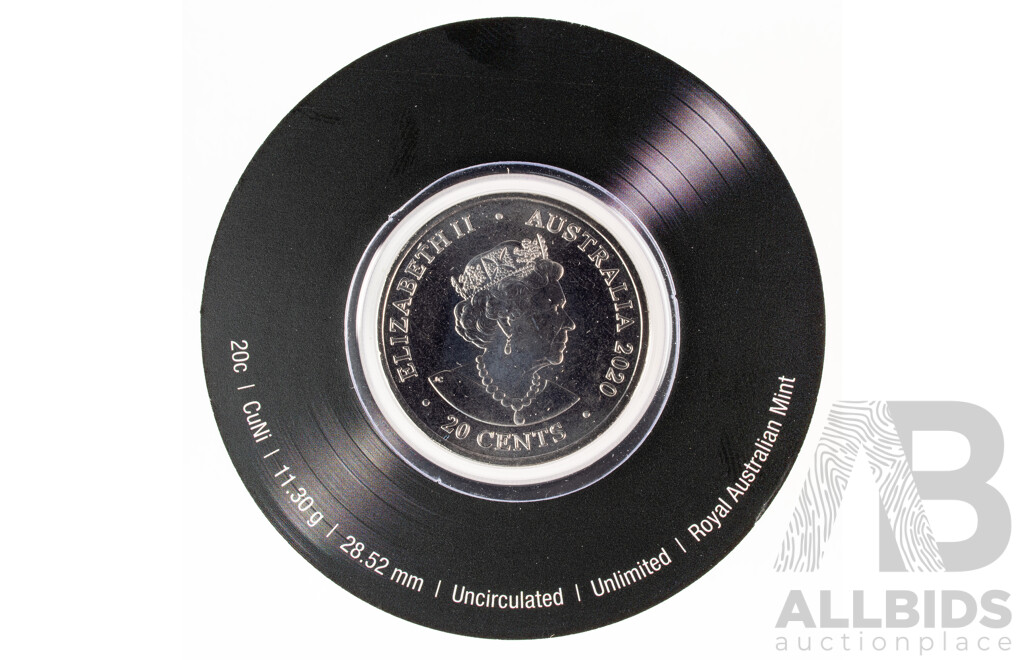 Australian RAM 2021 AC/DC Seven Twenty Cent Coin Box Set