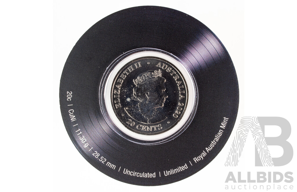 Australian RAM 2021 AC/DC Seven Twenty Cent Coin Box Set