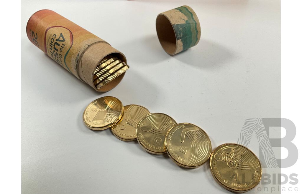 Australian RAM 2019 One Dollar Great Aussie Coin Hunt Folder and Coin Tube