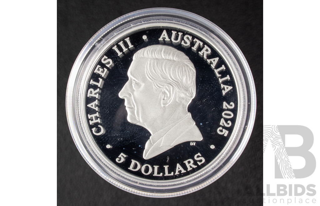 Australian RAM 2025 Silver Proof High Relief Five Dollar Coin, Koala Series .999