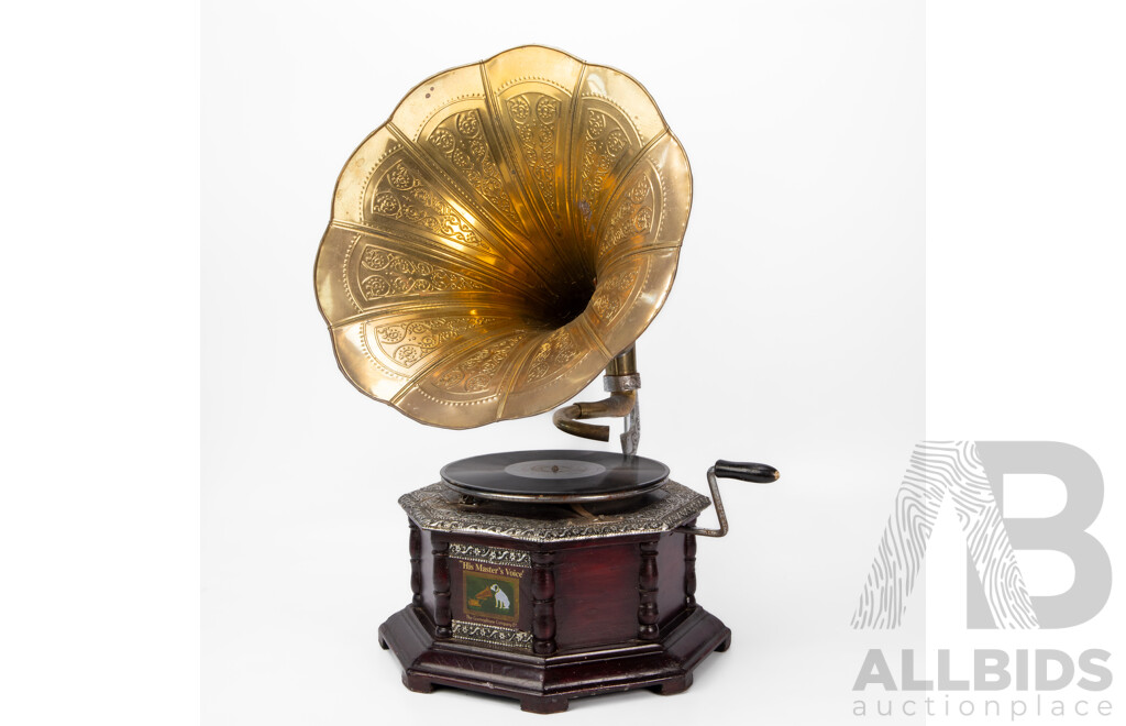 His Masters Voice Reproduction Gramophone