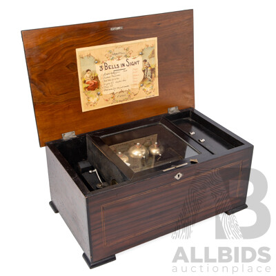 Late 19th Century Swiss Cylinder Music Box