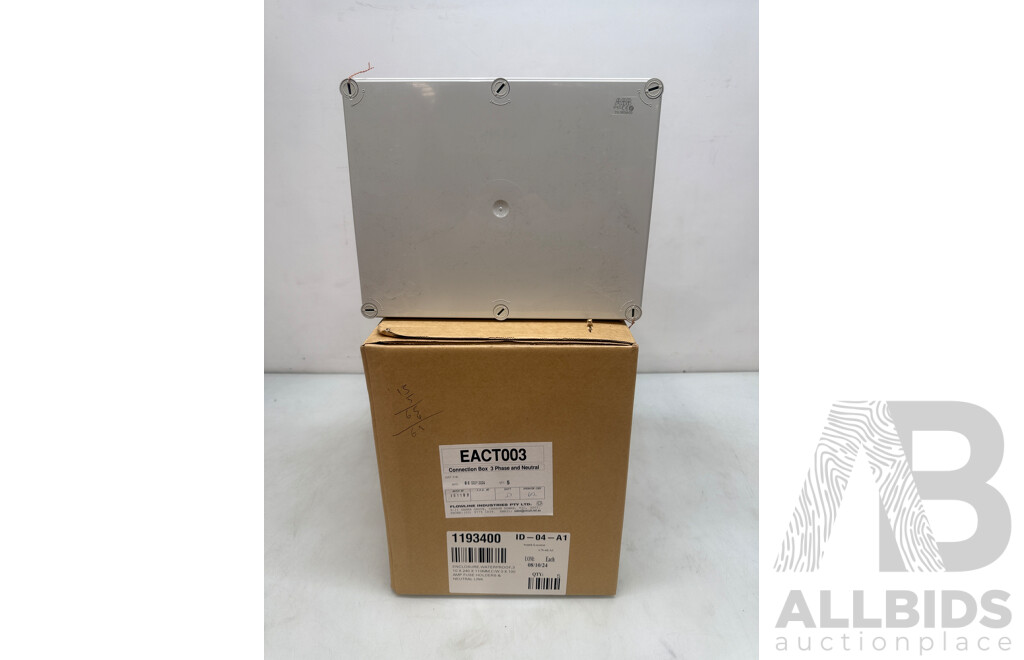 Box of 5x Flowline Industries Connection Box (Electrical)