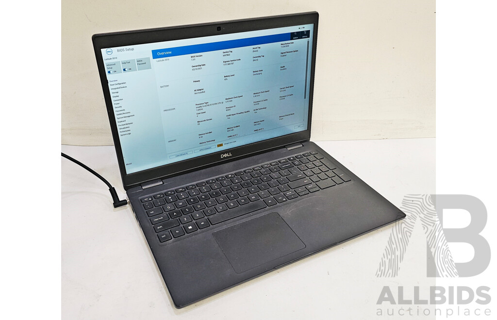 Dell Latitude 3510 10th Gen Intel Core i5 (10210U) 1.60GHz-4.20GHz 4-Core CPU 15.6-Inch FHD Laptop w/ Power Supply