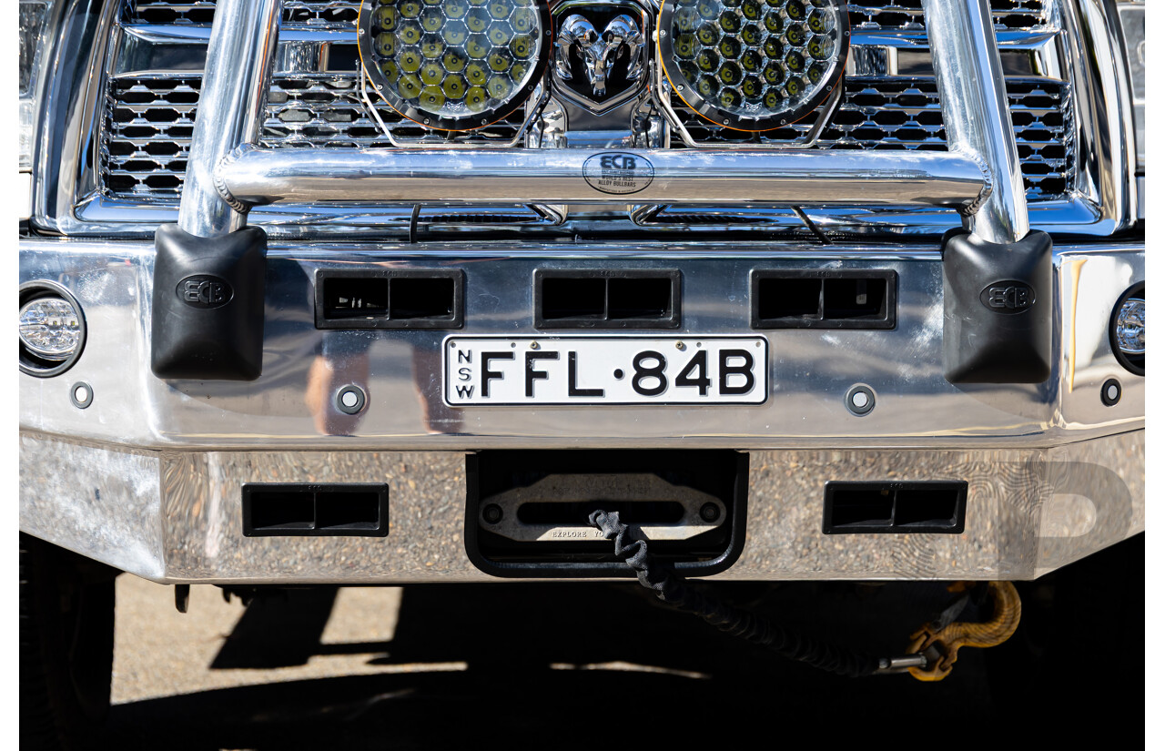 11/2017 ASV (Dodge) Ram 2500 Laramie D1 LWB (4x4) 4d Crew Cab Utility Bright Silver Metallic Turbo Diesel Cummins 6.7L