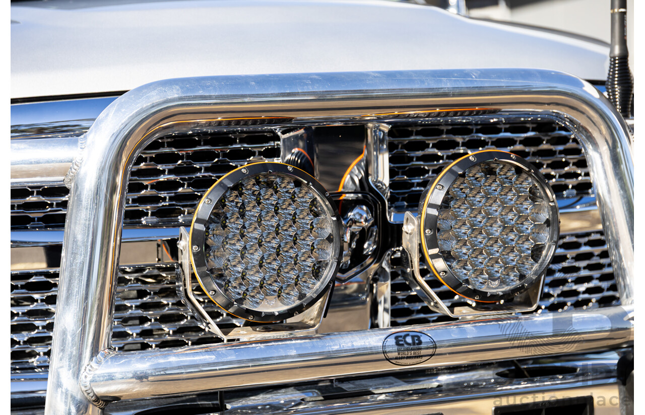 11/2017 ASV (Dodge) Ram 2500 Laramie D1 LWB (4x4) 4d Crew Cab Utility Bright Silver Metallic Turbo Diesel Cummins 6.7L