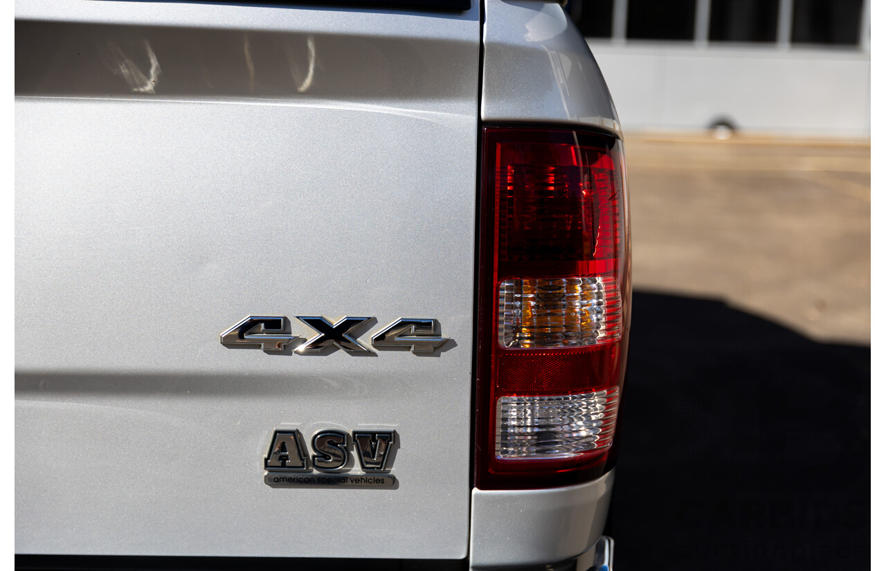 11/2017 ASV (Dodge) Ram 2500 Laramie D1 LWB (4x4) 4d Crew Cab Utility Bright Silver Metallic Turbo Diesel Cummins 6.7L