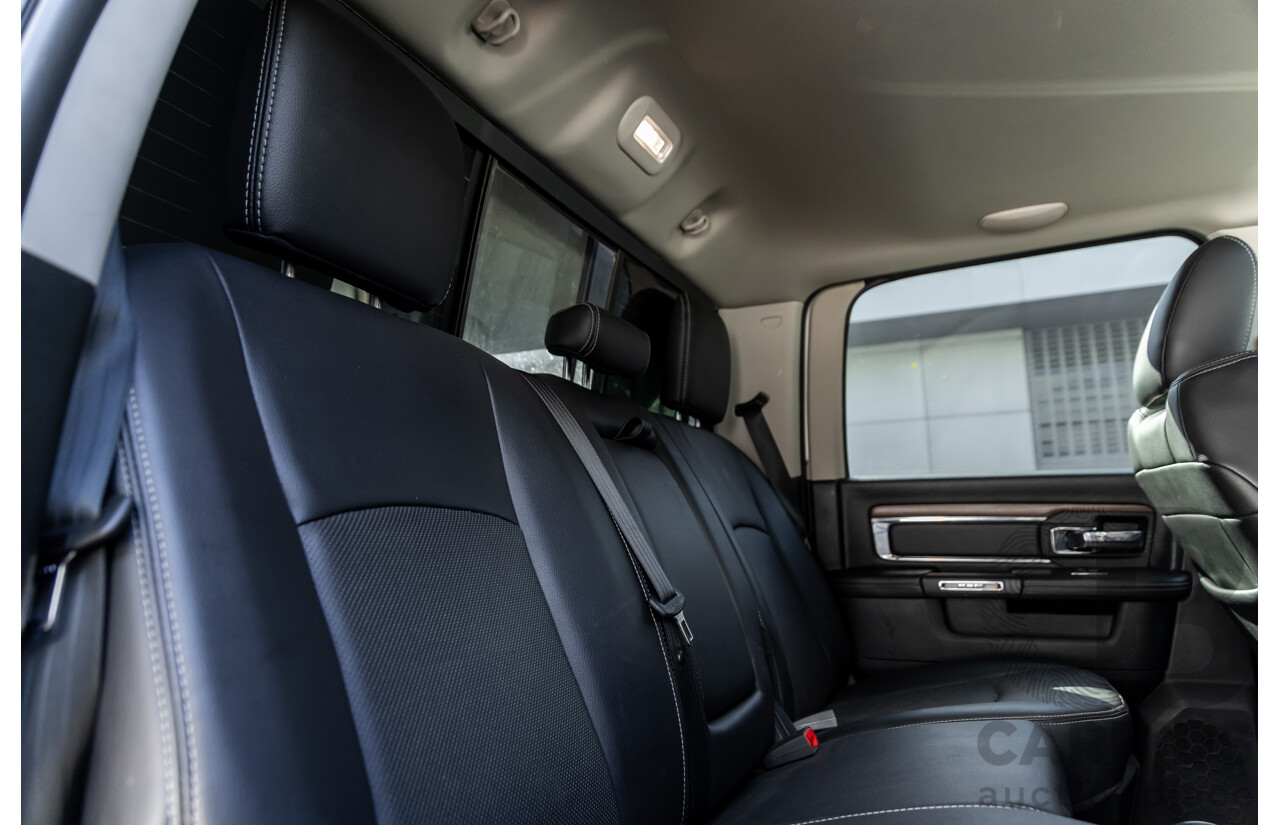 11/2017 ASV (Dodge) Ram 2500 Laramie D1 LWB (4x4) 4d Crew Cab Utility Bright Silver Metallic Turbo Diesel Cummins 6.7L