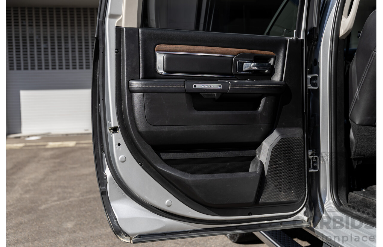 11/2017 ASV (Dodge) Ram 2500 Laramie D1 LWB (4x4) 4d Crew Cab Utility Bright Silver Metallic Turbo Diesel Cummins 6.7L