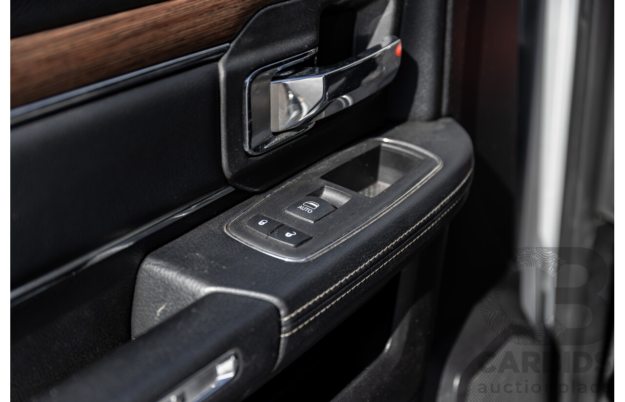 11/2017 ASV (Dodge) Ram 2500 Laramie D1 LWB (4x4) 4d Crew Cab Utility Bright Silver Metallic Turbo Diesel Cummins 6.7L