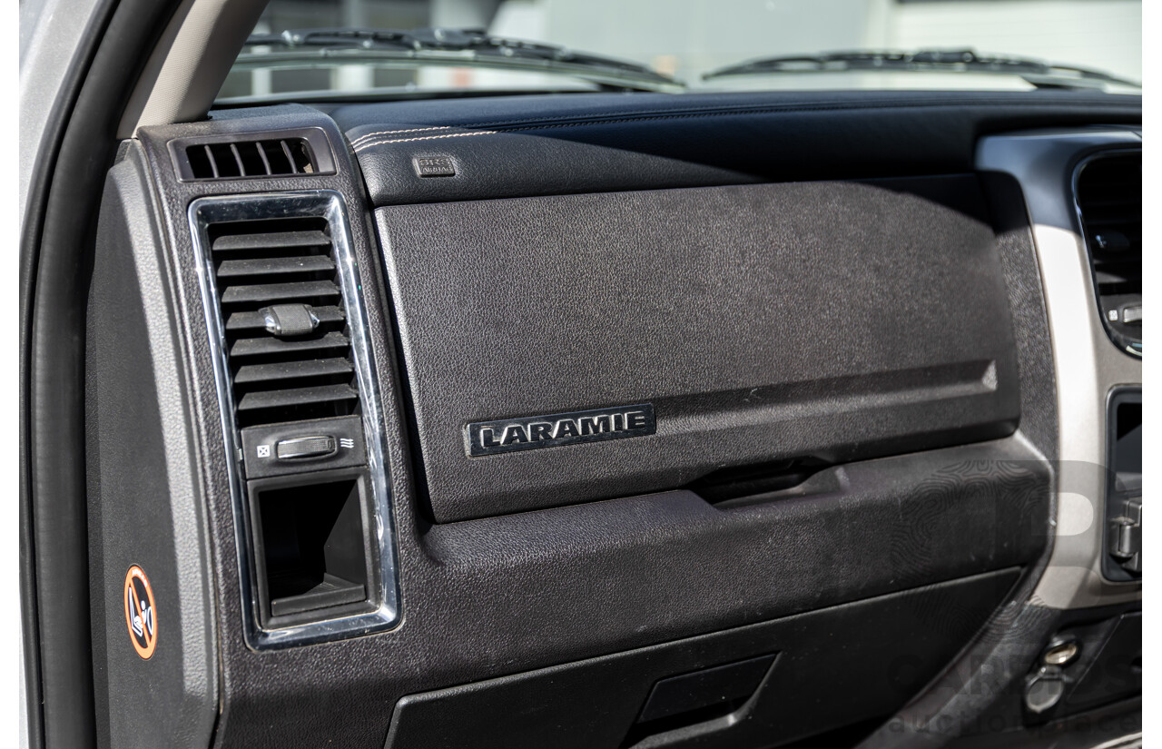 11/2017 ASV (Dodge) Ram 2500 Laramie D1 LWB (4x4) 4d Crew Cab Utility Bright Silver Metallic Turbo Diesel Cummins 6.7L