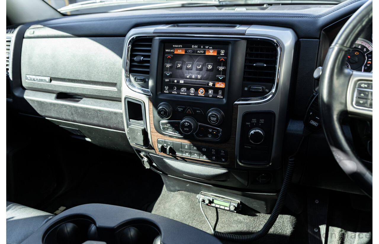 11/2017 ASV (Dodge) Ram 2500 Laramie D1 LWB (4x4) 4d Crew Cab Utility Bright Silver Metallic Turbo Diesel Cummins 6.7L