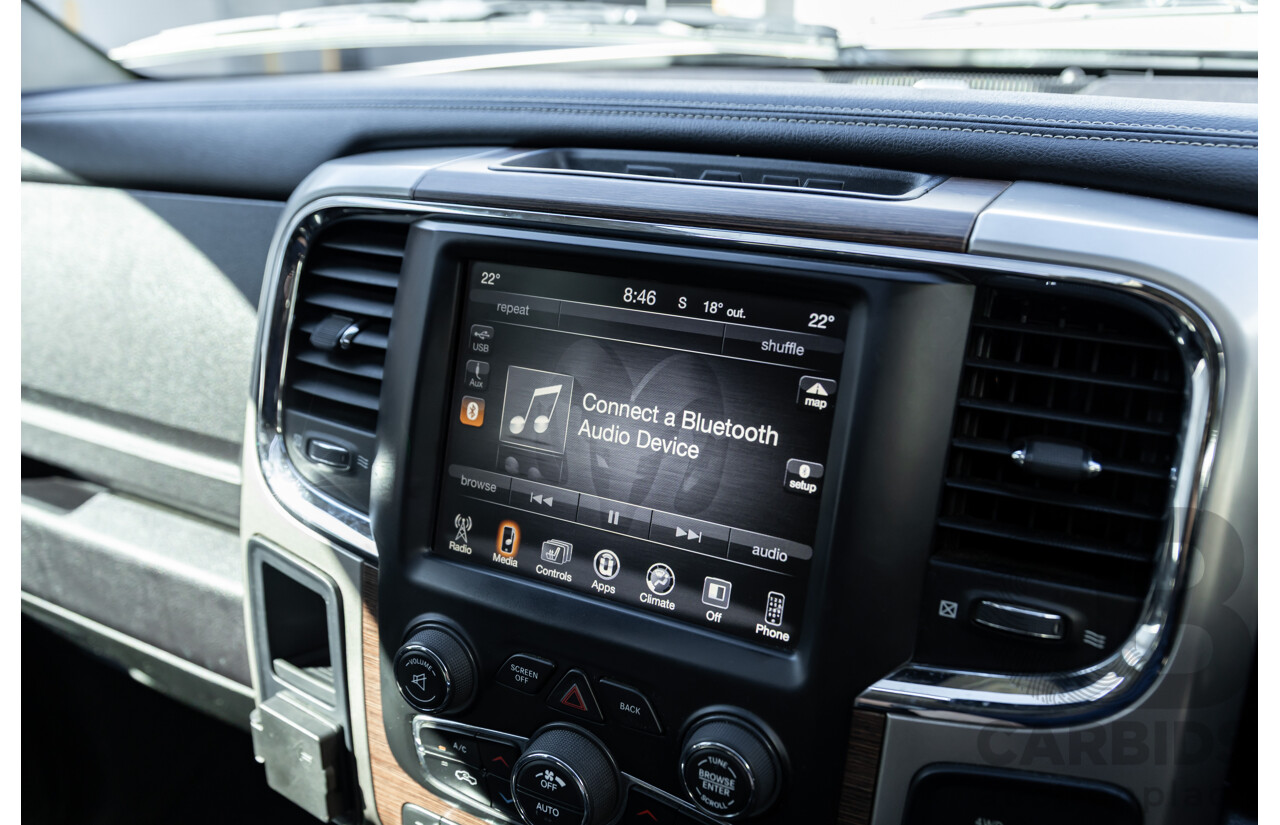 11/2017 ASV (Dodge) Ram 2500 Laramie D1 LWB (4x4) 4d Crew Cab Utility Bright Silver Metallic Turbo Diesel Cummins 6.7L