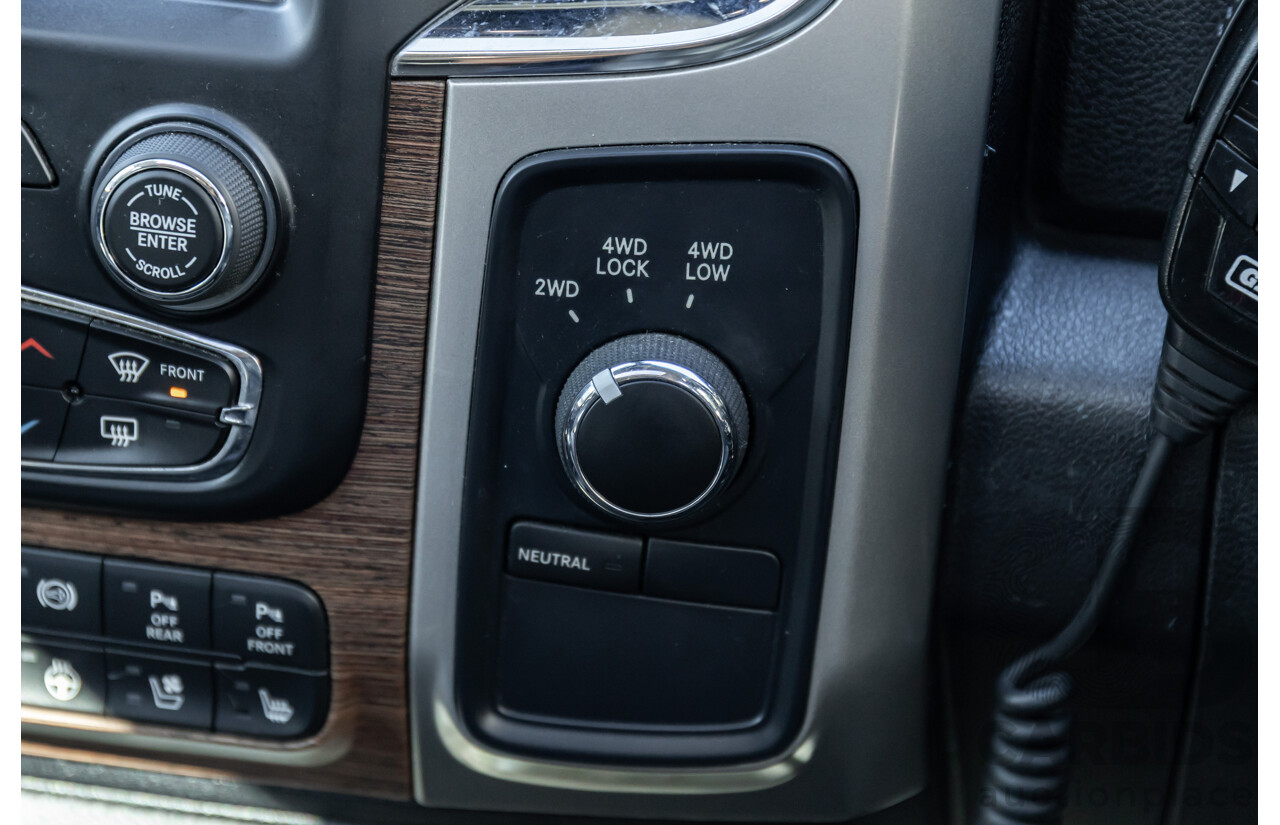 11/2017 ASV (Dodge) Ram 2500 Laramie D1 LWB (4x4) 4d Crew Cab Utility Bright Silver Metallic Turbo Diesel Cummins 6.7L