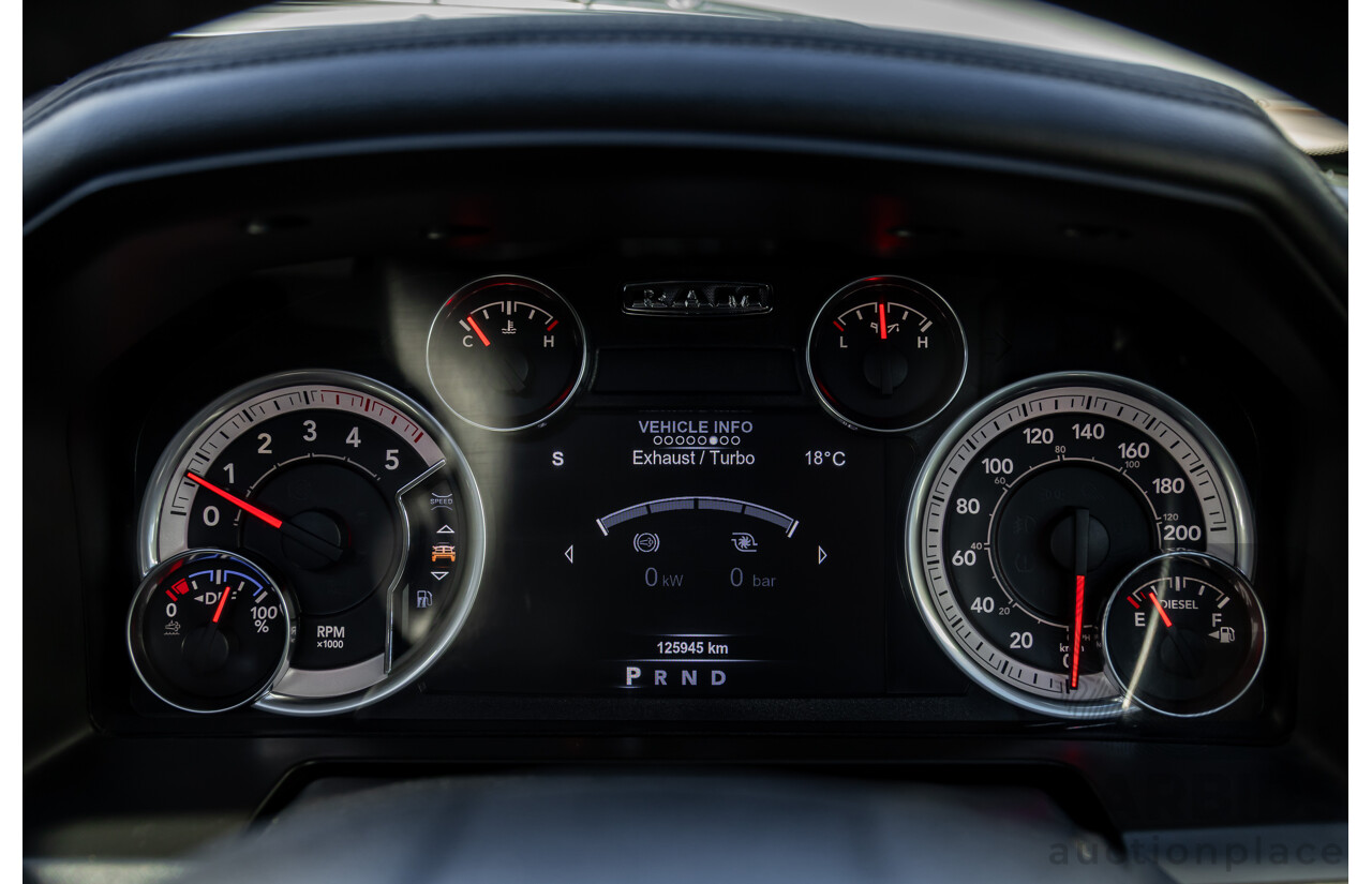 11/2017 ASV (Dodge) Ram 2500 Laramie D1 LWB (4x4) 4d Crew Cab Utility Bright Silver Metallic Turbo Diesel Cummins 6.7L