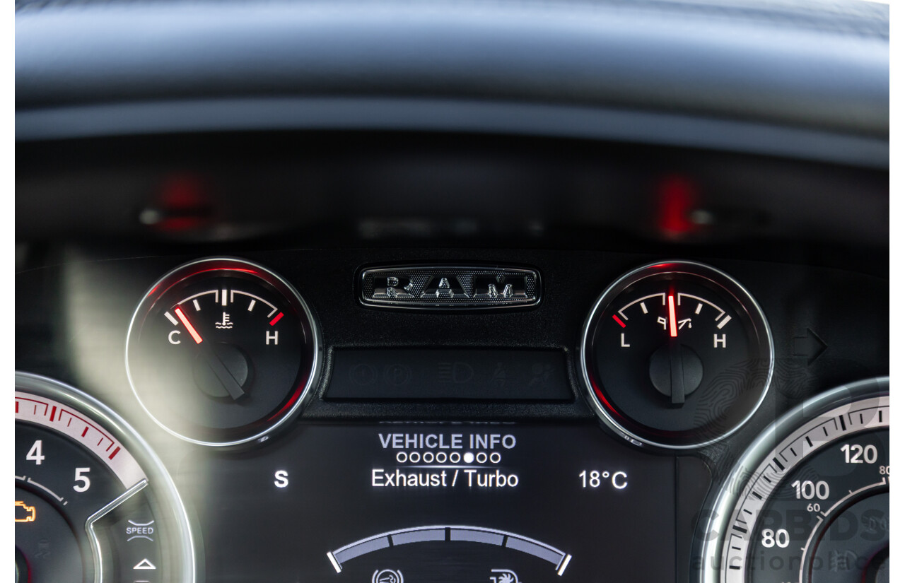 11/2017 ASV (Dodge) Ram 2500 Laramie D1 LWB (4x4) 4d Crew Cab Utility Bright Silver Metallic Turbo Diesel Cummins 6.7L