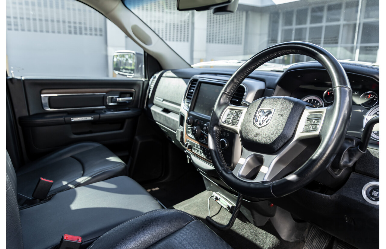 11/2017 ASV (Dodge) Ram 2500 Laramie D1 LWB (4x4) 4d Crew Cab Utility Bright Silver Metallic Turbo Diesel Cummins 6.7L