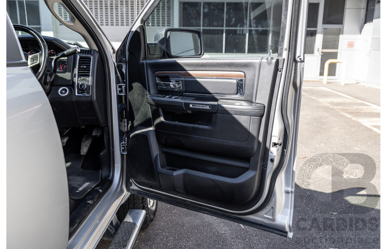 11/2017 ASV (Dodge) Ram 2500 Laramie D1 LWB (4x4) 4d Crew Cab Utility Bright Silver Metallic Turbo Diesel Cummins 6.7L