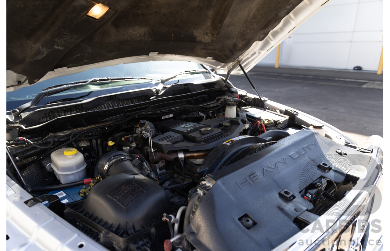 11/2017 ASV (Dodge) Ram 2500 Laramie D1 LWB (4x4) 4d Crew Cab Utility Bright Silver Metallic Turbo Diesel Cummins 6.7L