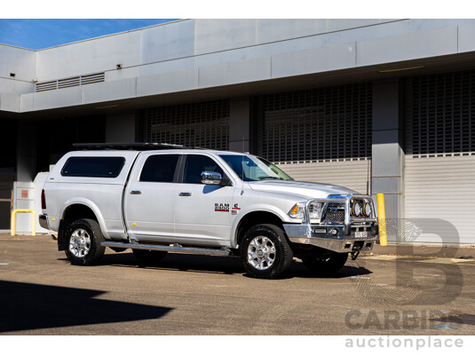 11/2017 ASV (Dodge) Ram 2500 Laramie D1 LWB (4x4) 4d Crew Cab Utility Bright Silver Metallic Turbo Diesel Cummins 6.7L
