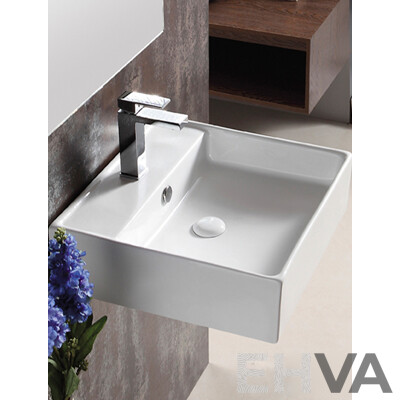 Lot of 5 Gallaria XL432W SANTA FE White Ceramic Wall Hung Basin - Total $ 1,125
