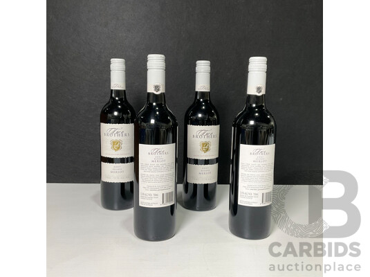Collection of Four 2 Brothers Reserve Merlot Vintage 2007 (4)