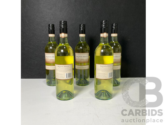 Set of Five Arunta Hills Pinot Grigio Vintage 2009 (5)