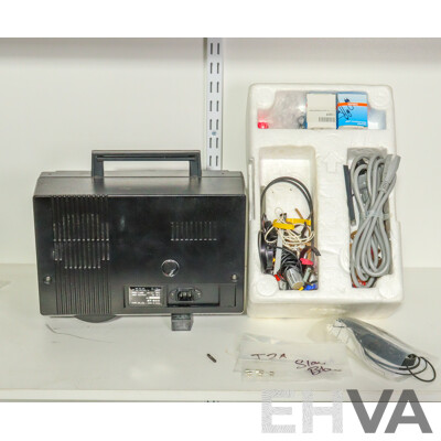 Vintage Elmo ST-600 Two Track 8mm Sound Projector in Original Box and Packaging