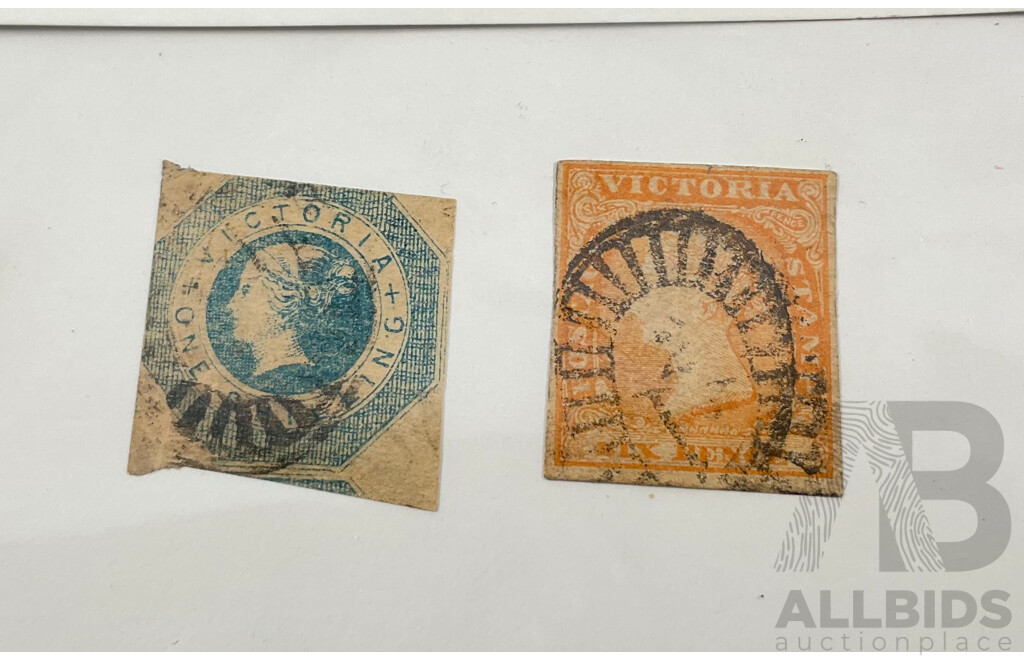 Australian Colonial Stamps Including Van Diemens Land and Queensland QV Chalon Heads, Victoria QV Imperfs