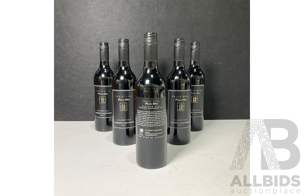 Half Dozen Chris Hill McLaren Vale Premier Select Cabernet Sauvignon Vintage 2011 (6)