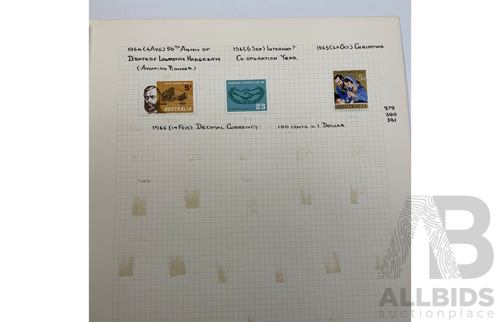 Collection of Australian Predecimal Stamps Spanning 1930's to 1950's Including Mints, Blocks and Sets