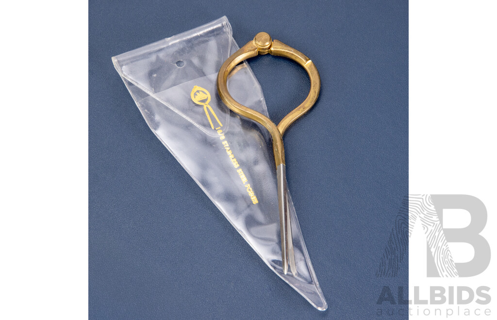 Trio of Vintage Tools - Stainless Steel & Brass Navigation Divider, Proportional Scale Divider and Marine Ruler, All Excellent Used Condition (3)