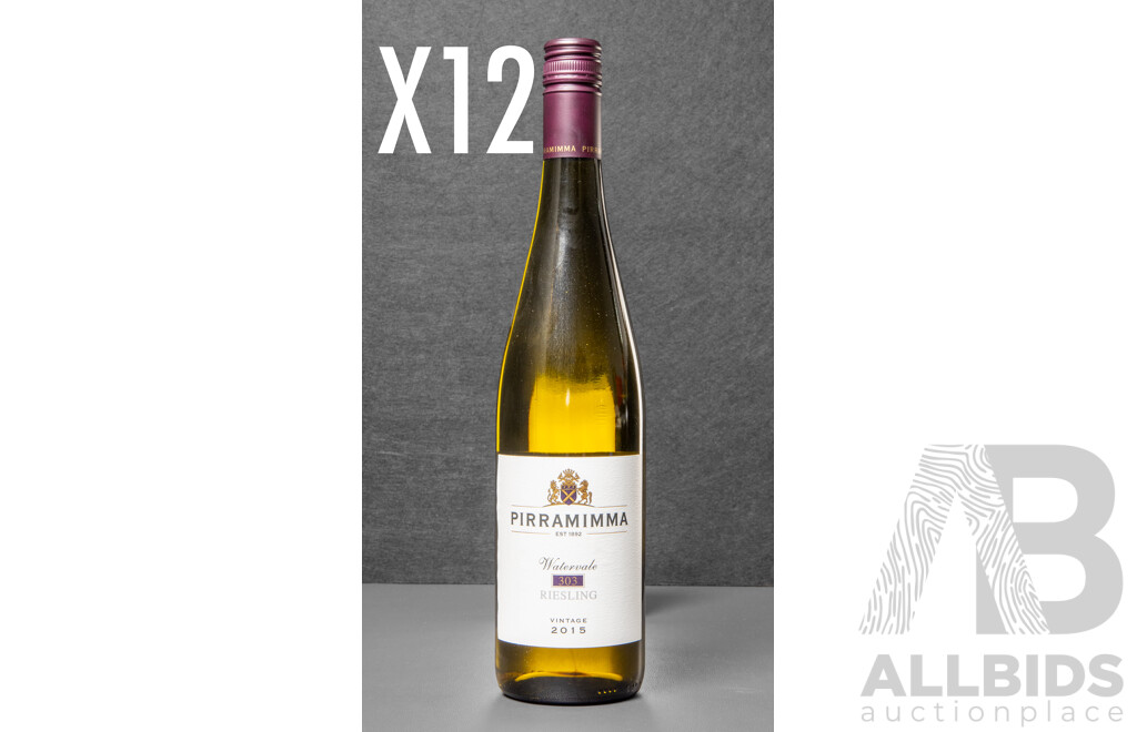 One Dozen Pirramimma Watervale 303 Riesling Vintage 2015 (12)