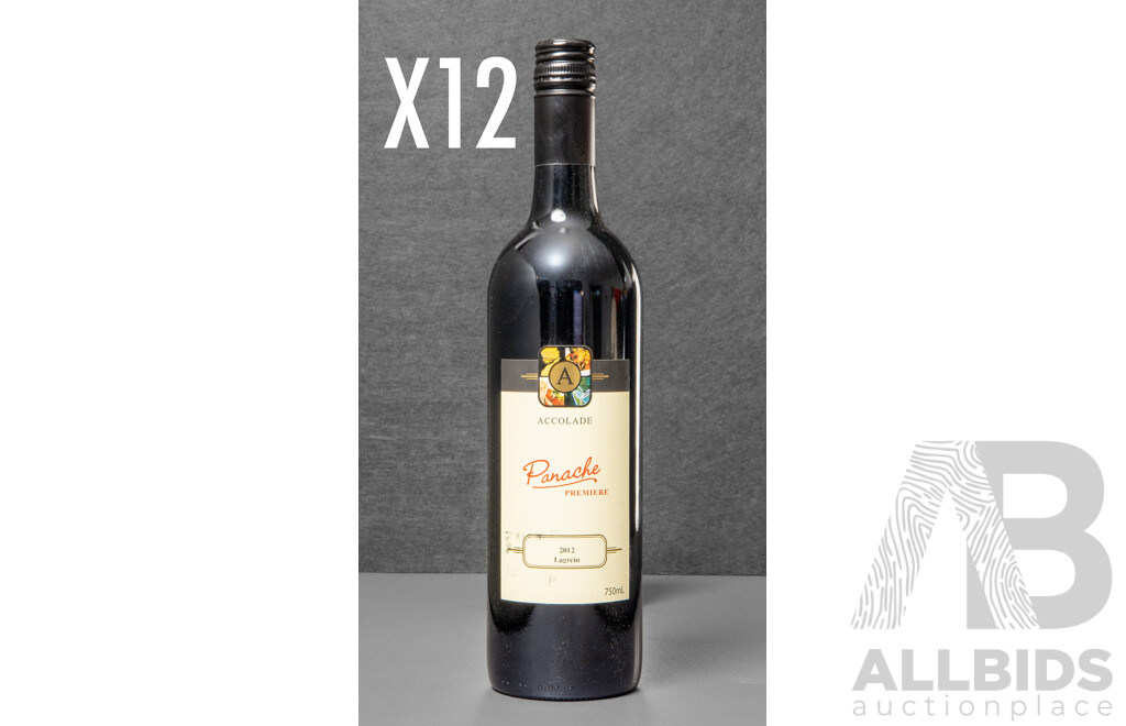 One Dozen Accolade Premier Panache Lagrein Vintage 2012 (12)