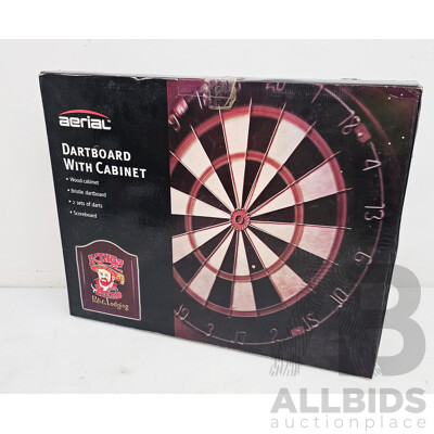 Aerial Dartboard with Cabinet