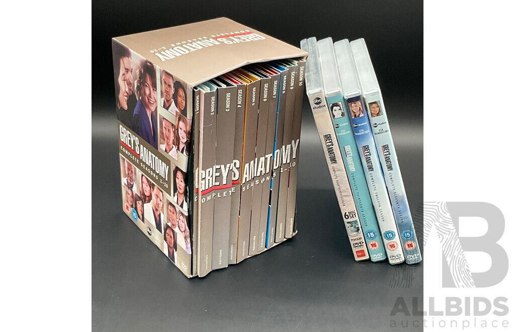 GREY'S ANATOMY , SEASOND 1-10 DVD Box Set and 11 to 14 Season