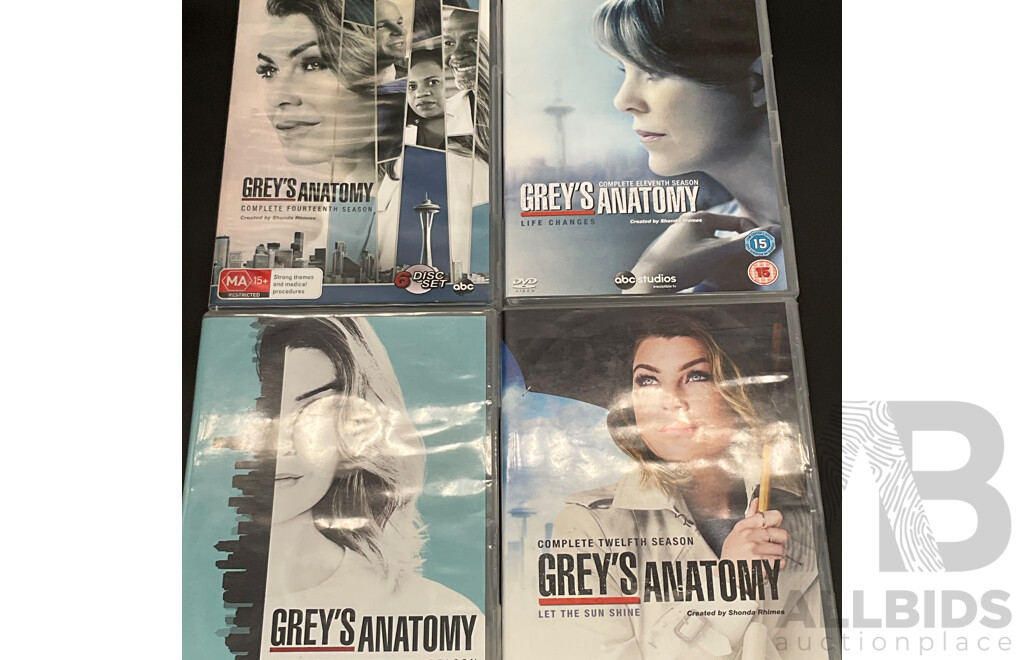GREY'S ANATOMY , SEASOND 1-10 DVD Box Set and 11 to 14 Season