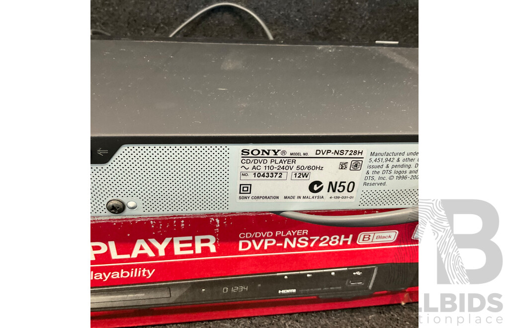 SONY DVD Player (DVP-NS728H)