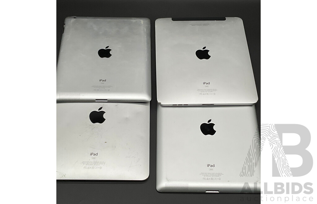 Assorted Apple Tablets  - Lot of 4