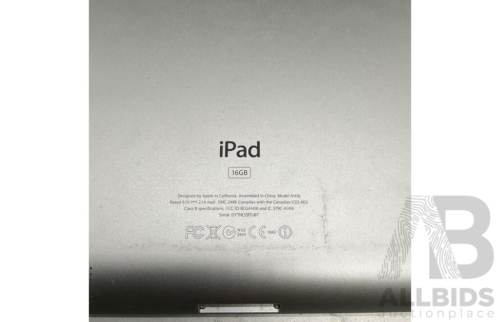 Assorted Apple Tablets  - Lot of 4